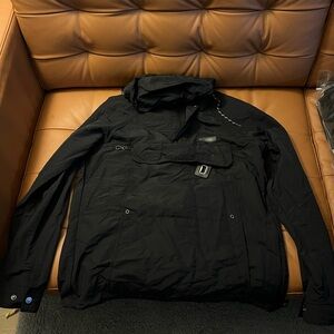 Dark Charcoal Blue Columbia Rain Jacket (Waterproof)